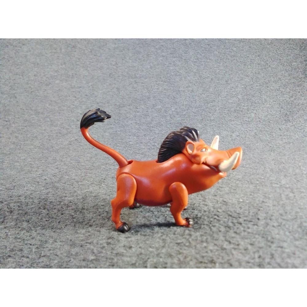 Vintage Disney Figure The Lion King 1994 Mattel Pumba Warthog Moving Jaw - Picture 5 of 8